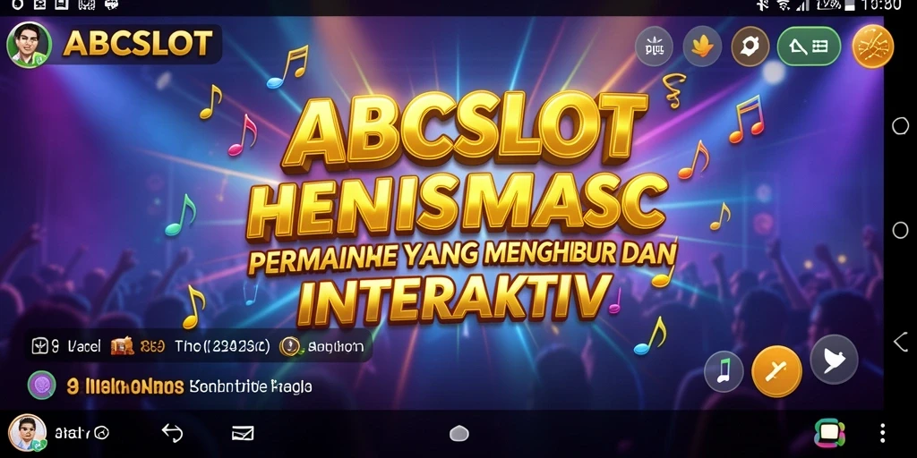 Tampilan gameplay interaktif yang seru di ABCSLOT.