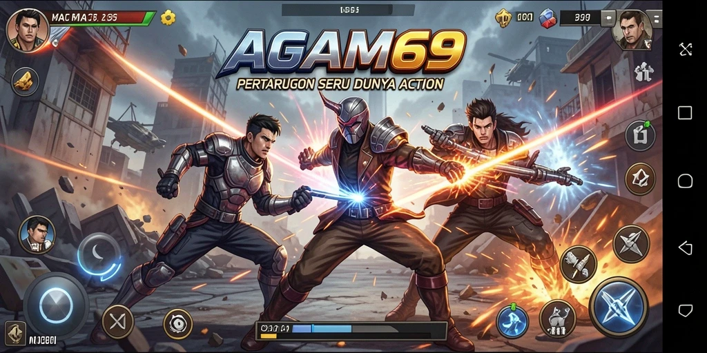 Tampilan gameplay AGAM69 yang seru dan mendebarkan.