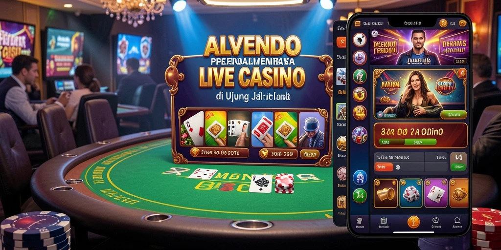 Tampilan gameplay Live Casino yang interaktif dan menarik.
