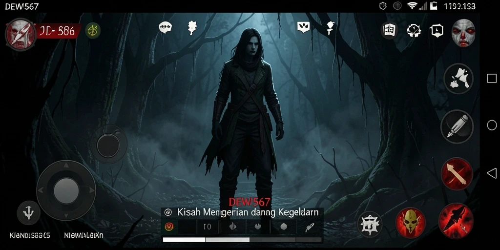 Screenshot DEWI567 menampilkan suasana mencekam dan gameplay yang mendebarkan.