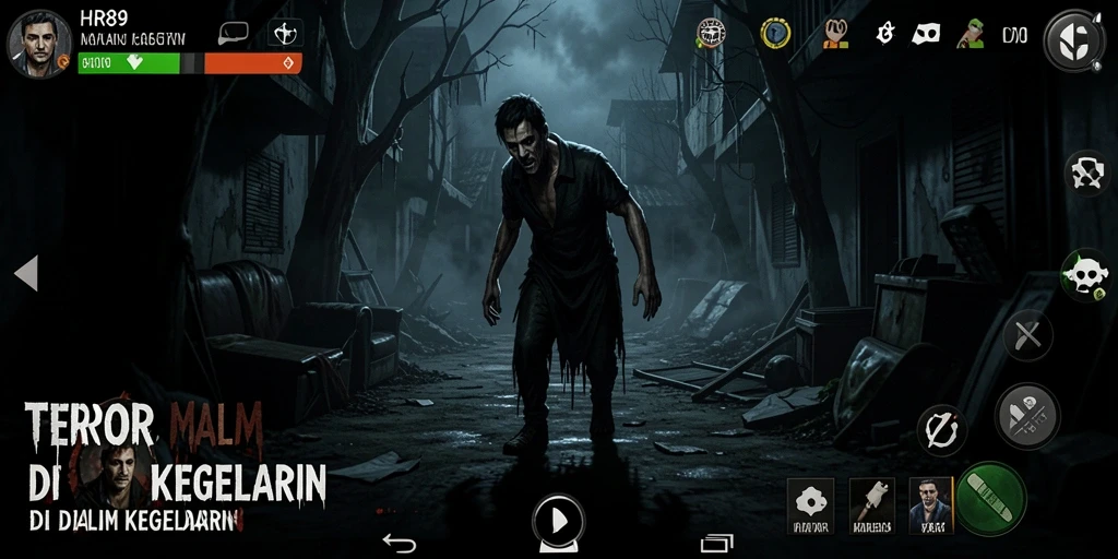 Gameplay HR89 menampilkan momen ketegangan dan kengerian yang mendalam.