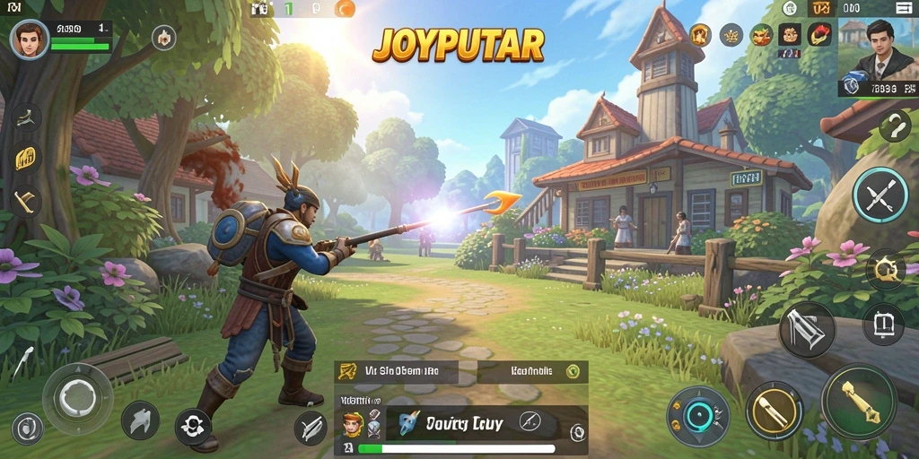 Tampilan gameplay yang menarik dari JOYPUTAR dengan simulasi interaktif.