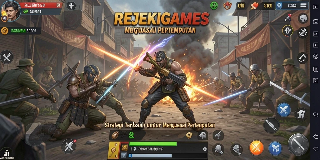 Tampilan gameplay strategis yang seru di REJEKIGAMES.