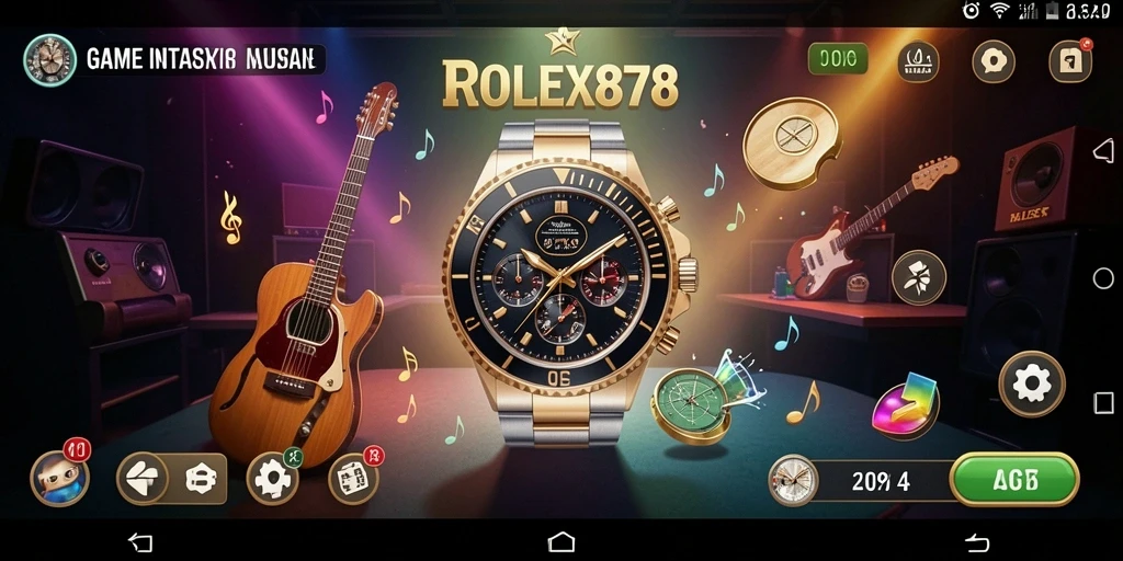 Tampilan gameplay yang menarik dan interaktif dalam ROLEX878.