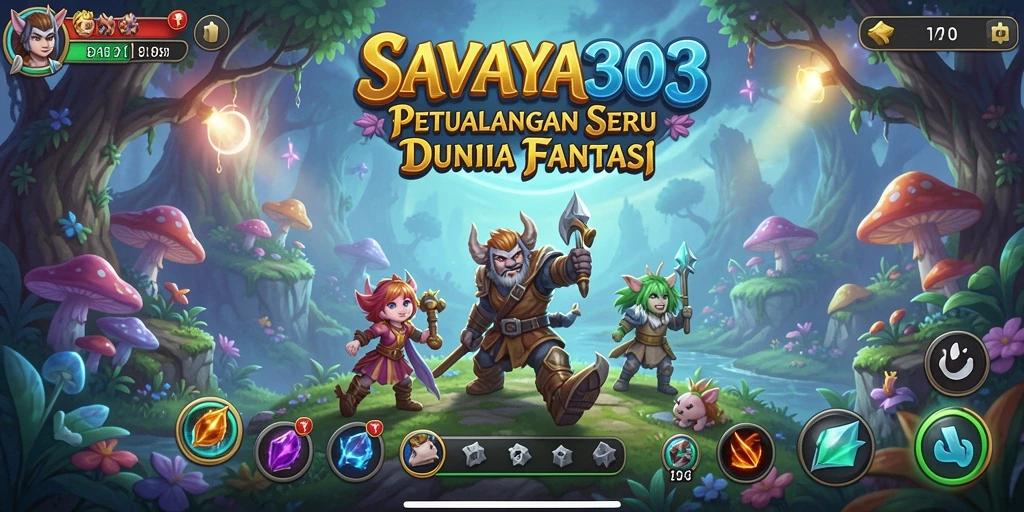 Tampilan gameplay <strong>SAVAYA303</strong> yang menakjubkan dan penuh petualangan.