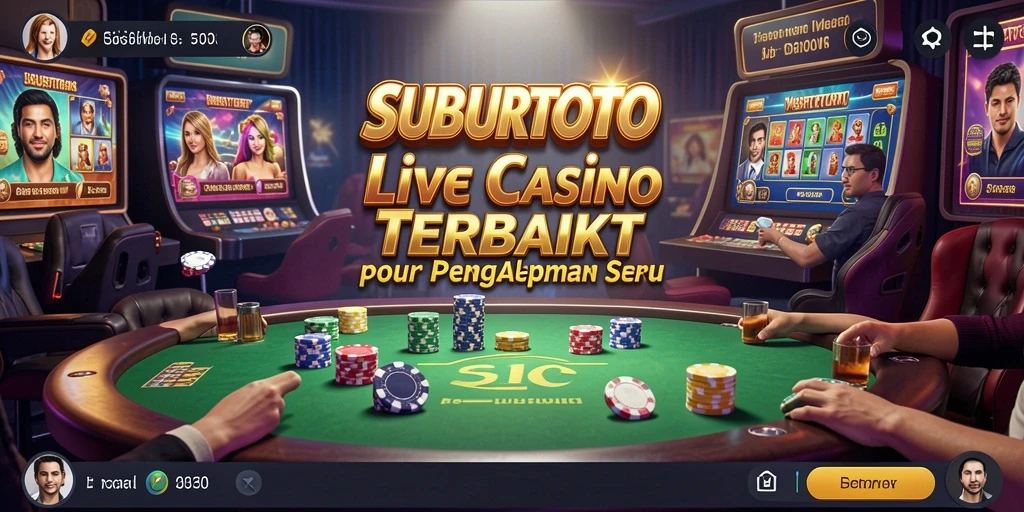 Tampilan gameplay seru dalam aplikasi SUBURTOTO Live Casino.