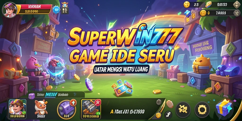 Tampilan gameplay Idle SUPERWIN777 yang menarik dan interaktif.