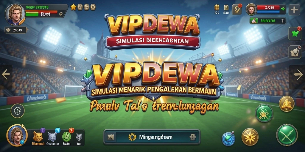 Tampilan gameplay VIPDEWA yang menarik dan interaktif sebagai game Simulation.