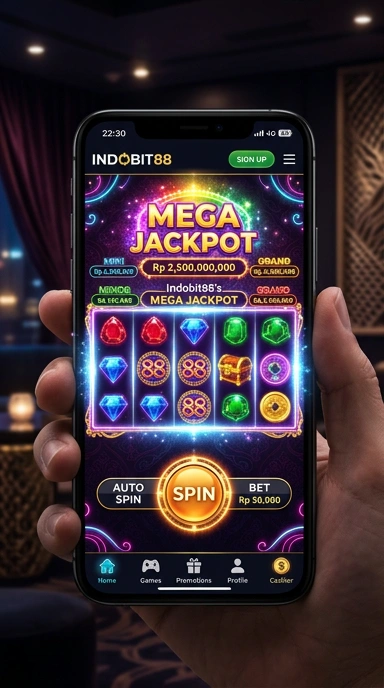 Proses pengunduhan cepat di aplikasi indobit88.